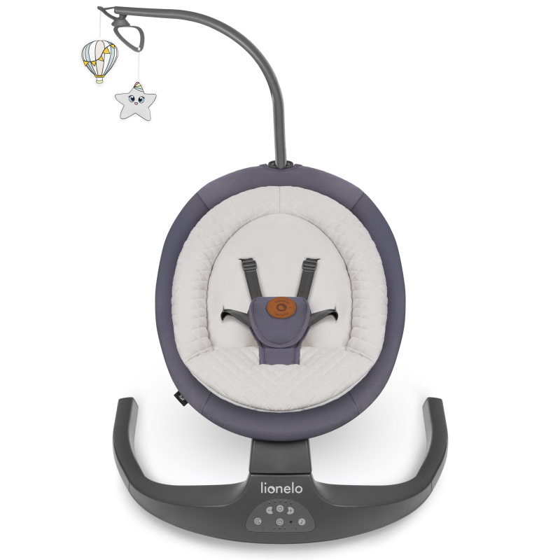 Lionelo Ralf Grey Graphite - Крісло-гойдалка
