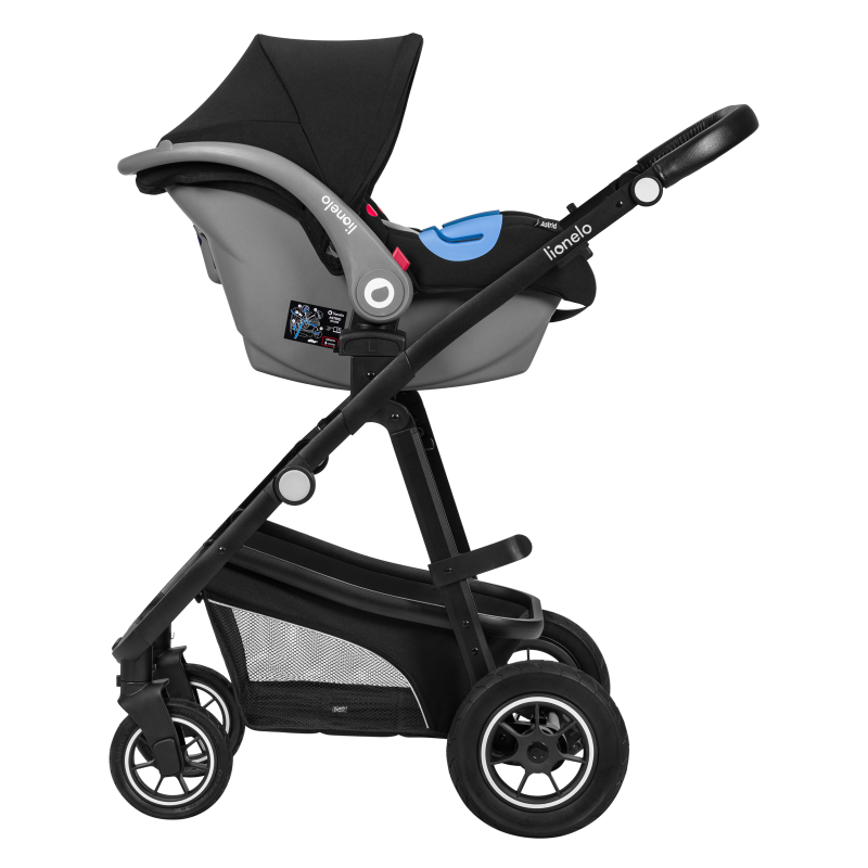 Lionelo Bianka 3 в 1 Black Onyx - Багатофункціональна коляска з сидінням