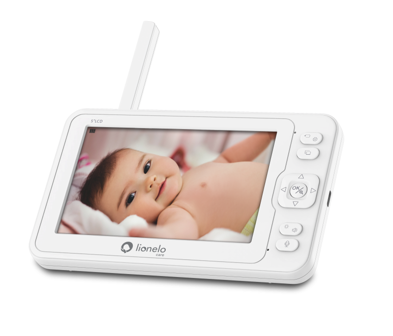 Lionelo Babyline 6.2 White - Відеоняня