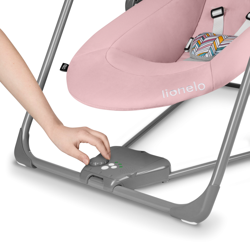 Lionelo Otto Pink Baby - Крісло-гойдалка