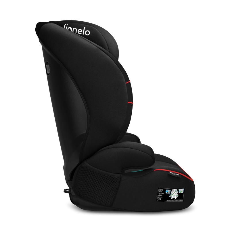 Lionelo Lars i-Size Sporty Black Red - Автокрісло