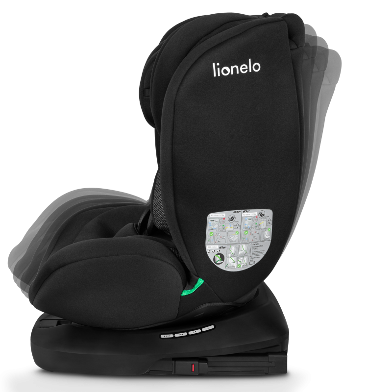 Lionelo Bastiaan i-Size Black Carbon - Автокрісло