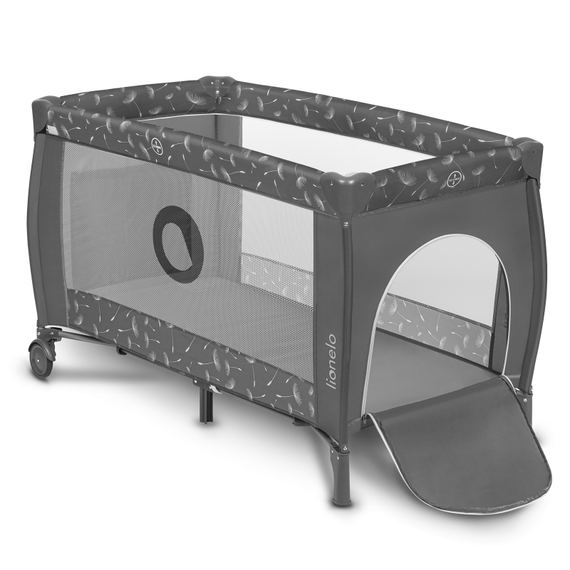 Lionelo Sven Plus Grey Concrete - Дорожнє ліжечко