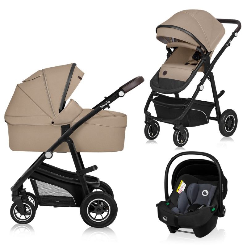 Lionelo Bianka 3 в 1 Beige Sand - Багатофункціональна коляска з сидінням