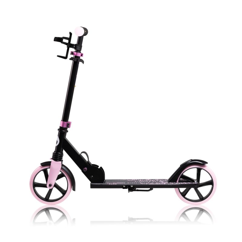 Lionelo Luca Black Carbon Pink - Самокат