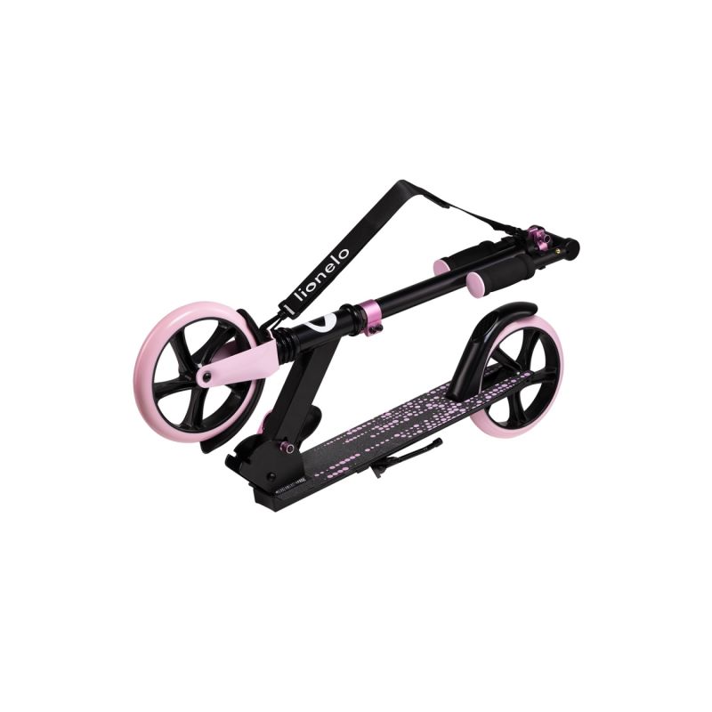 Lionelo Luca Black Carbon Pink - Самокат