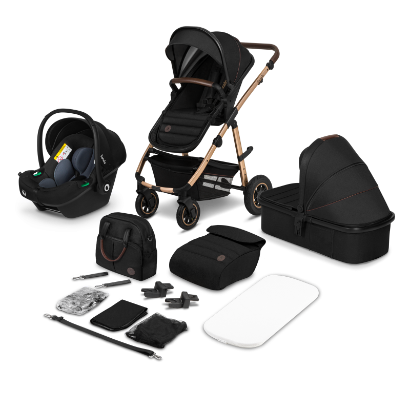 Lionelo Amber 3 в 1 Black Onyx - Багатофункціональна коляска