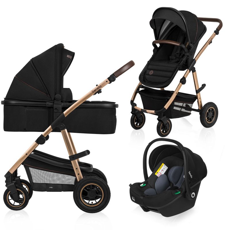 Lionelo Amber 3 в 1 Black Onyx - Багатофункціональна коляска