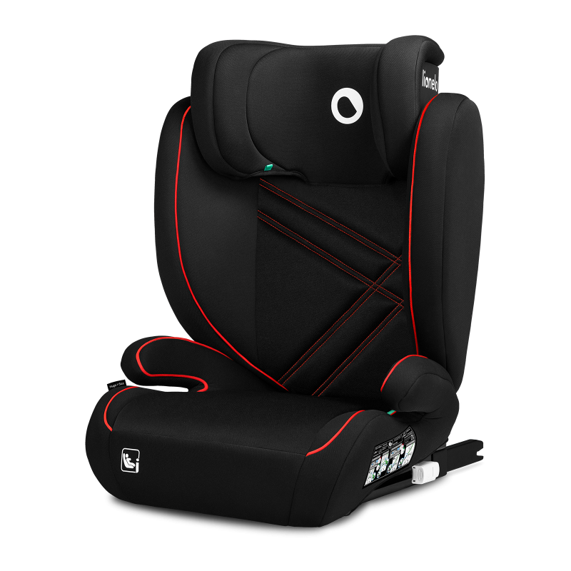 Lionelo Hugo i-Size Sporty Black Red - Автокрісло