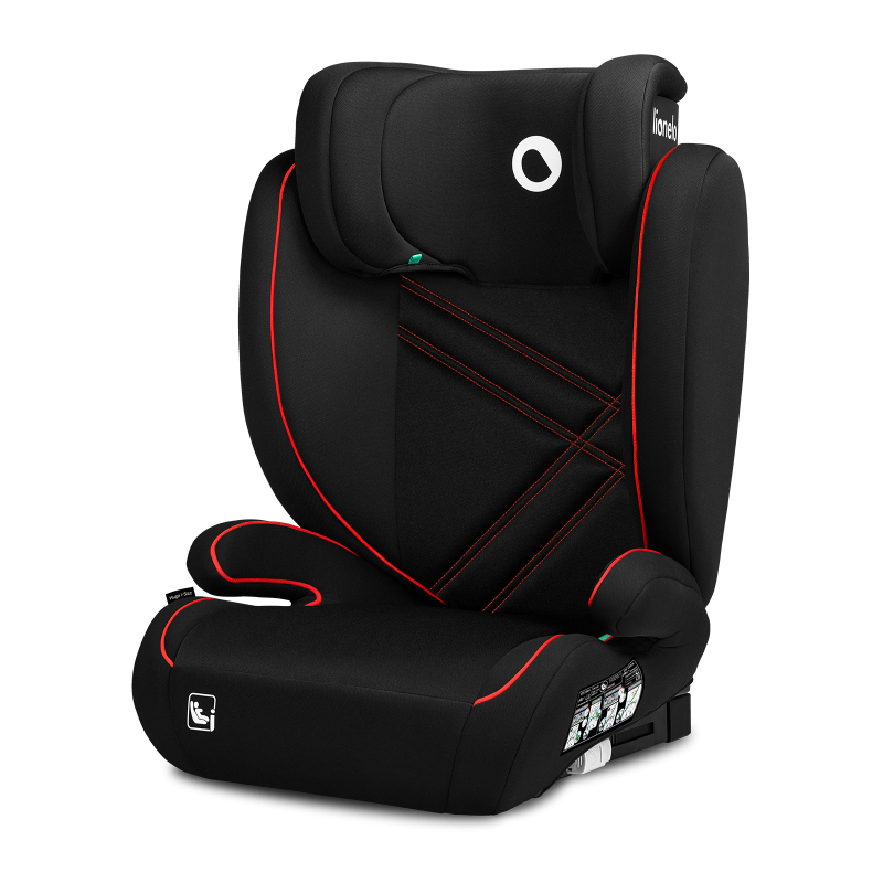 Lionelo Hugo i-Size Sporty Black Red - Автокрісло