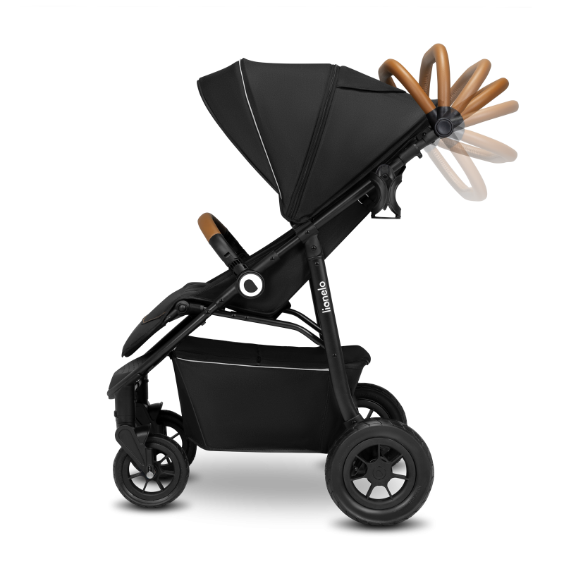 Lionelo Natt Black Onyx - Коляска прогулянкова