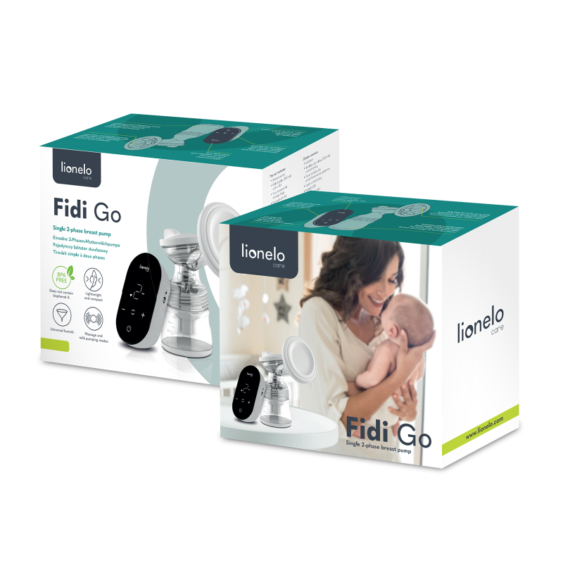 Lionelo Fidi Go Grey Stone - Електричний молоковідсмоктувач