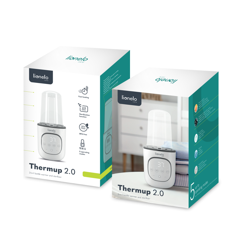 Lionelo Thermup 2.0 White - Підігрівач пляшечок і стерилізатор