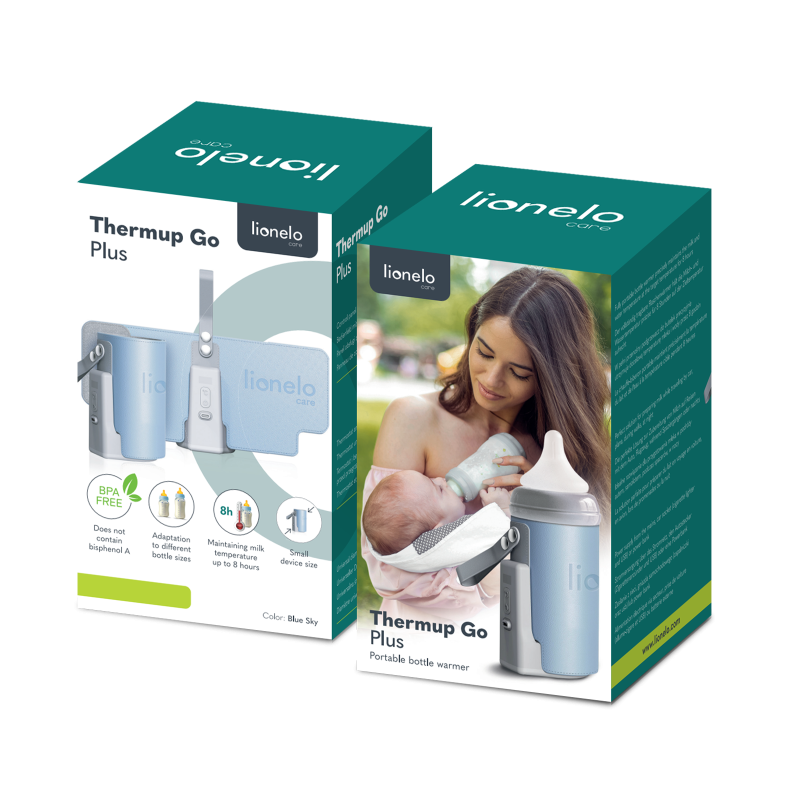 Lionelo Thermup Go Plus Blue Sky - Підігрівач пляшечок