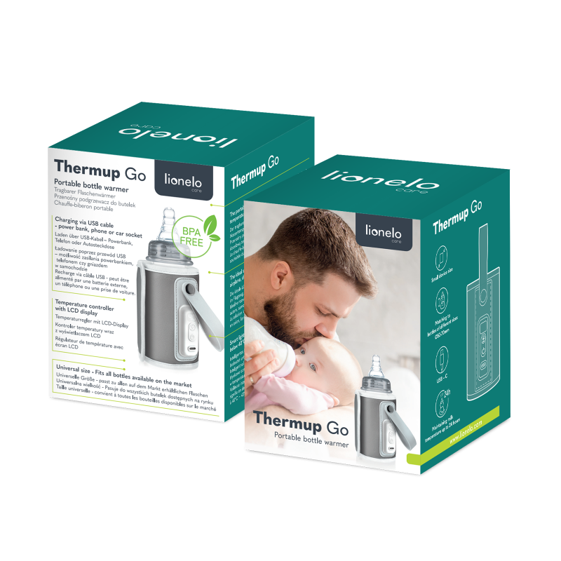 Lionelo Thermup Go Grey Silver - Підігрівник для пляшечок