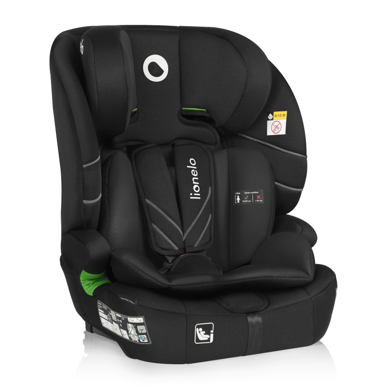 Lionelo Levi Fix I-Size Black Carbon - Автокрісло