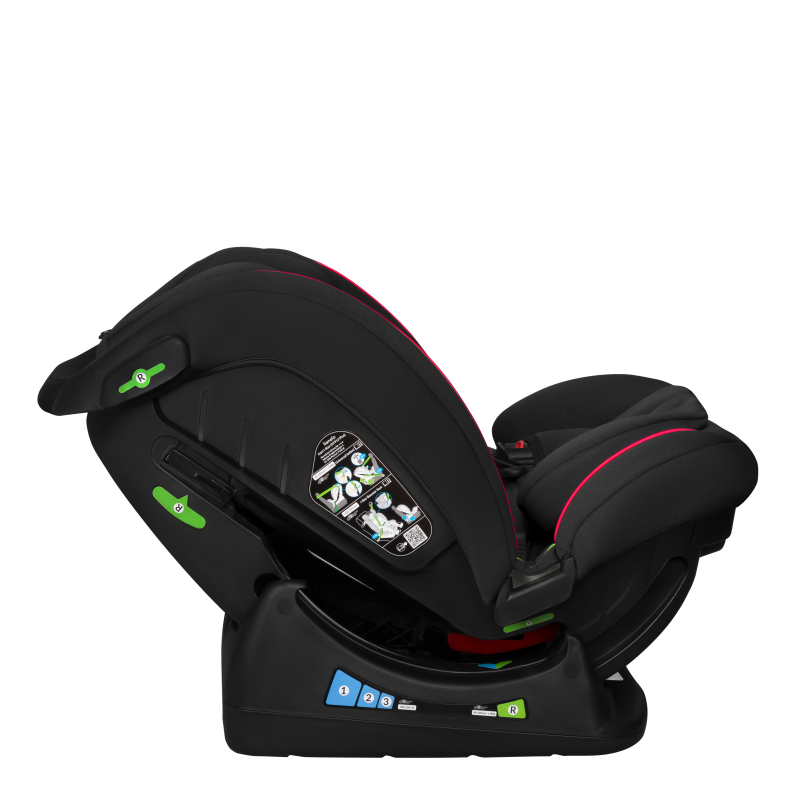 Lionelo Aart i-Size Black Carbon Red - Автокрісло 0-36 кг