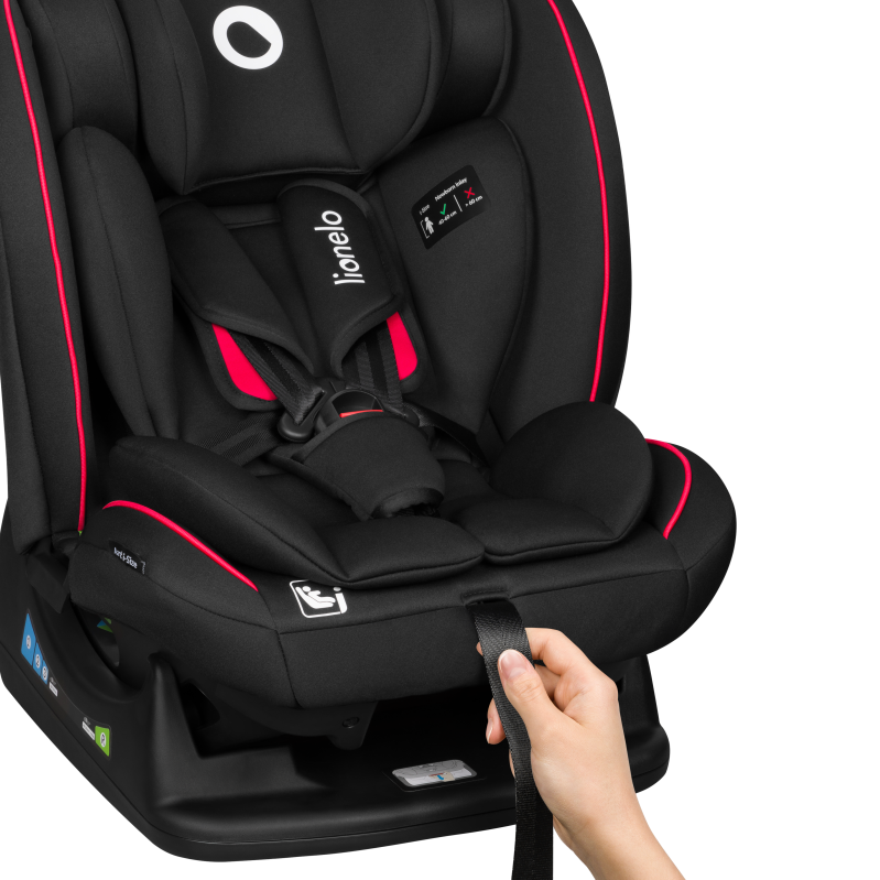 Lionelo Aart i-Size Black Carbon Red - Автокрісло 0-36 кг