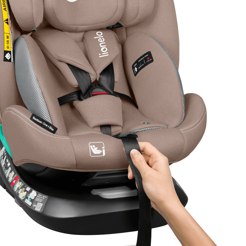 Lionelo Bastiaan One i-Size Beige Sand - Автокрісло