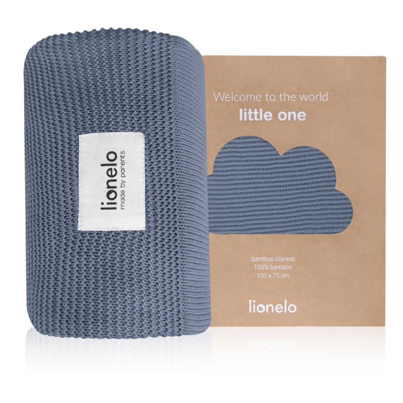 Lionelo Bamboo Blanket Blue - Бамбукова ковдра