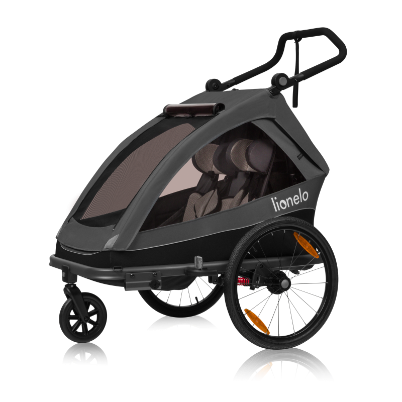 Lionelo Cama Grey Graphite - Велосипедний причіп з функцією коляски