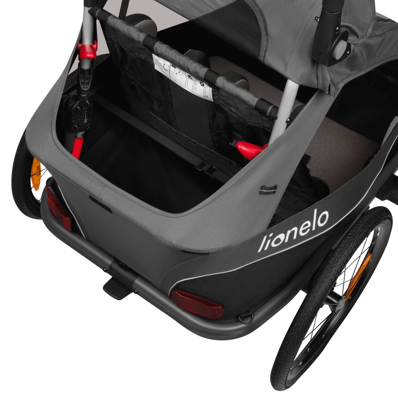 Lionelo Cama Grey Graphite - Велосипедний причіп з функцією коляски