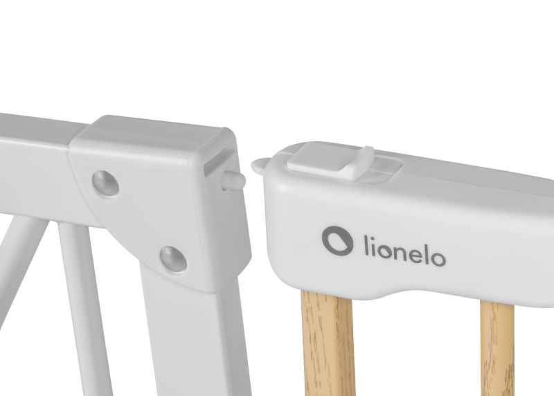 Lionelo Truus Slim White Natural - Бар`єр безпеки