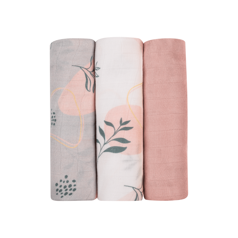 Lionelo Bamboo Set Leaf - Набір дитячих пелюшок