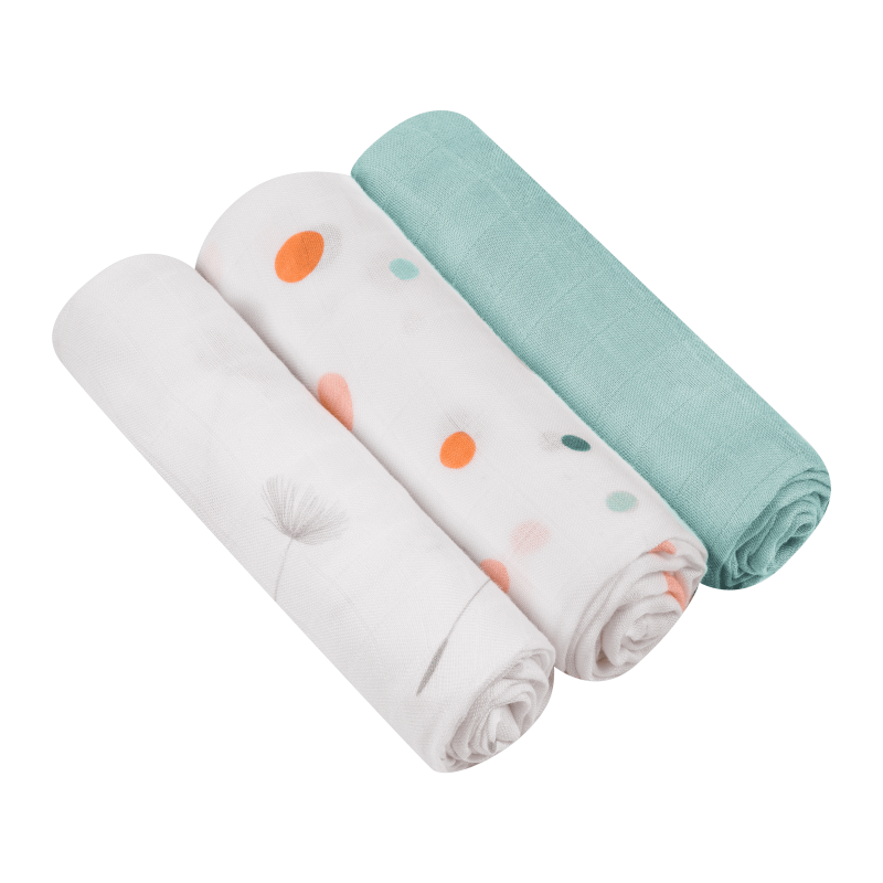 Lionelo Bamboo Set Dot - Набір дитячих пелюшок