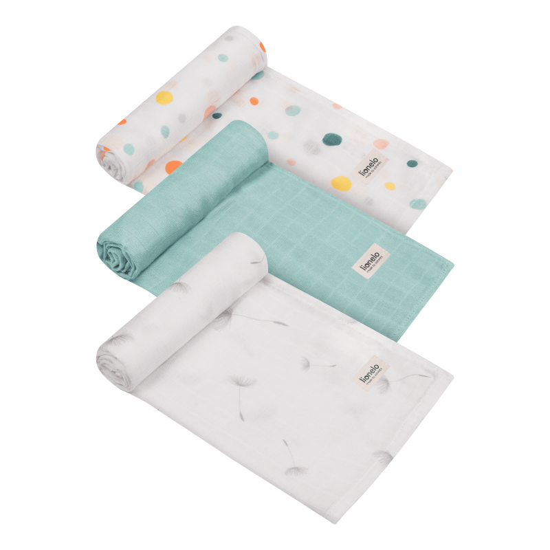 Lionelo Bamboo Set Dot - Набір дитячих пелюшок