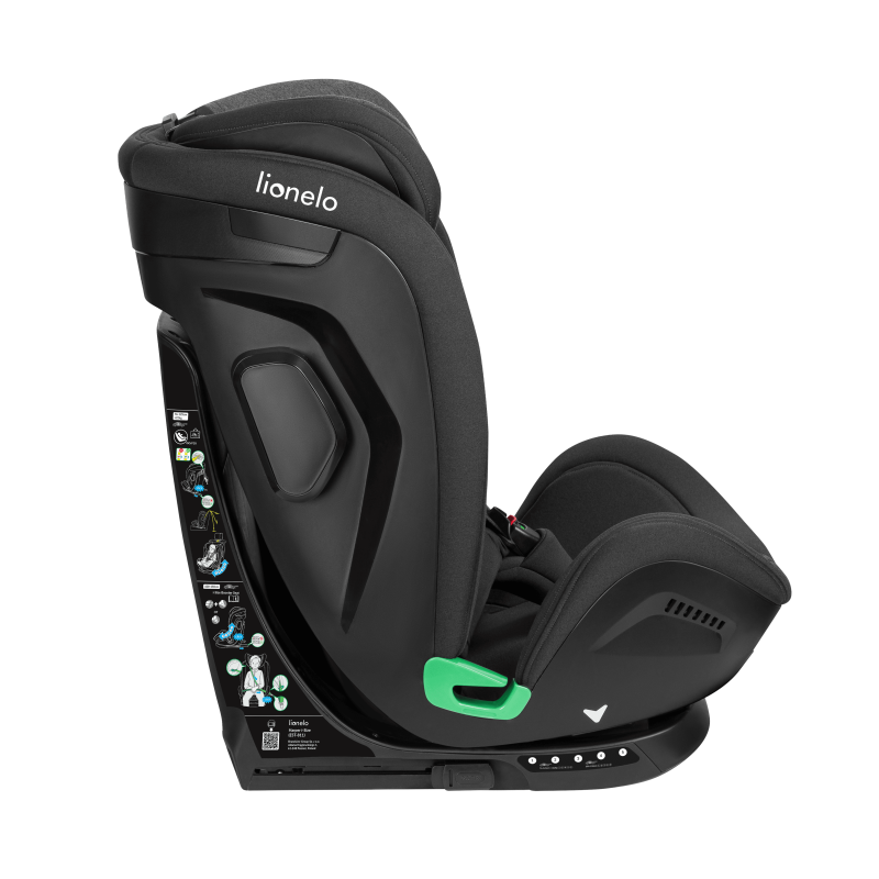 Lionelo Harper I-Size Black Carbon - Автокрісло 9-36 кг