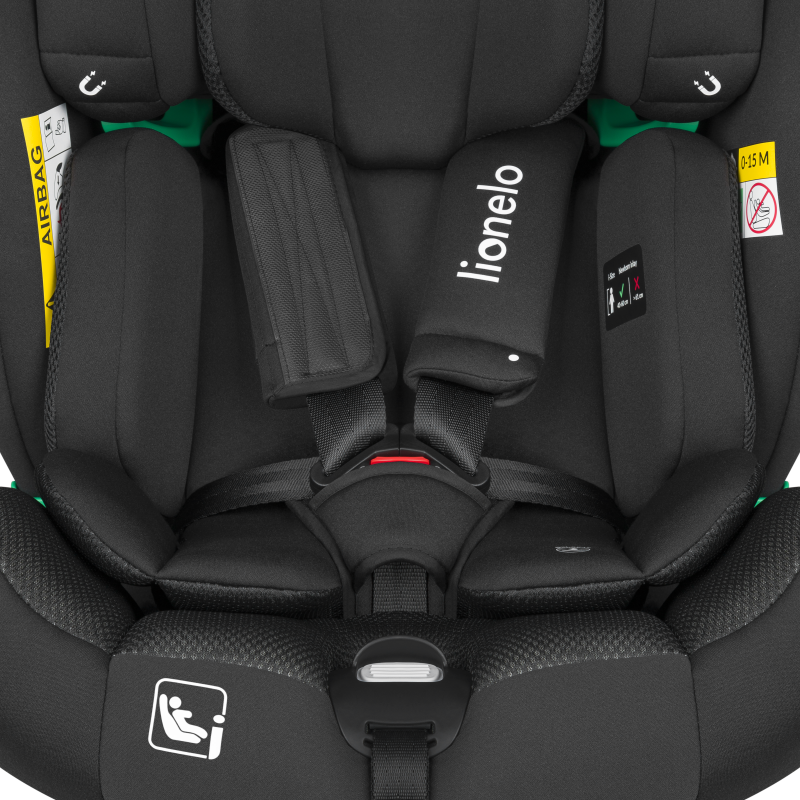 Lionelo Braam Air I-Size Black Carbon - Автокрісло 0-36 кг