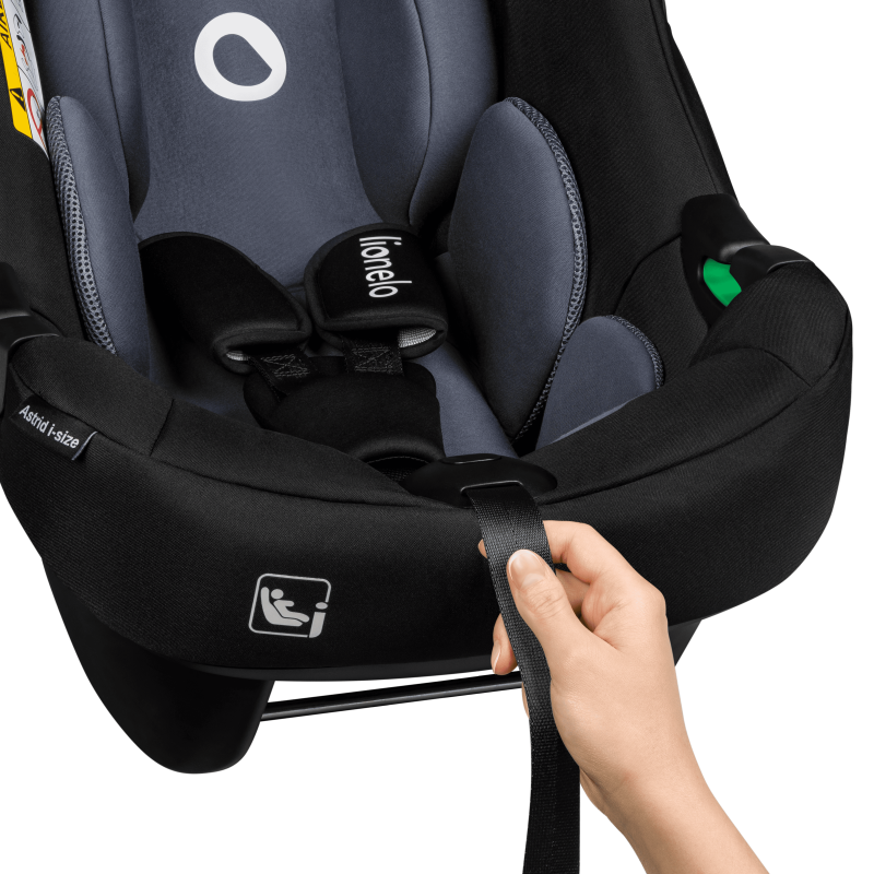 Lionelo Astrid I-Size Set Black Grey - Автокрісло