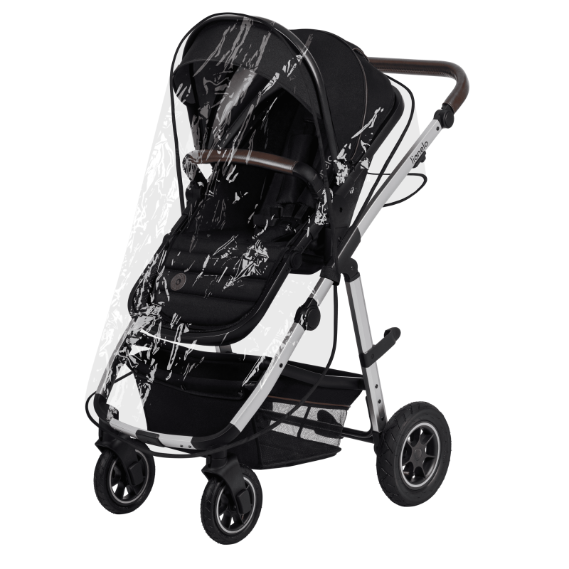 Lionelo Amber 3 в 1 Black Silver - Багатофункціональна коляска