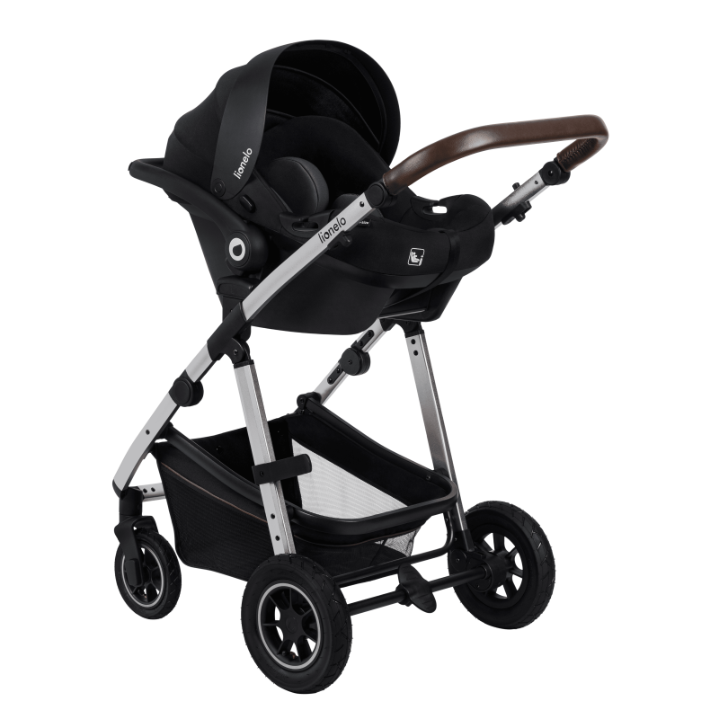 Lionelo Amber 3 в 1 Black Silver - Багатофункціональна коляска