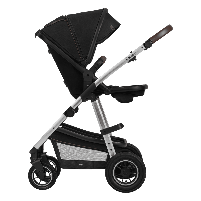 Lionelo Amber 3 в 1 Black Silver - Багатофункціональна коляска
