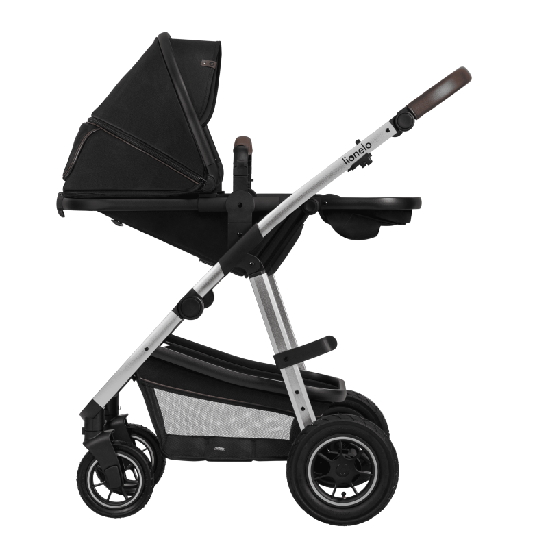 Lionelo Amber 3 в 1 Black Silver - Багатофункціональна коляска