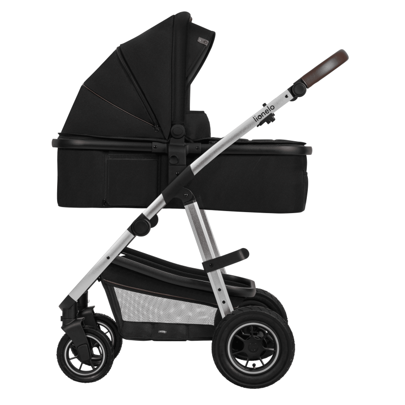 Lionelo Amber 3 в 1 Black Silver - Багатофункціональна коляска