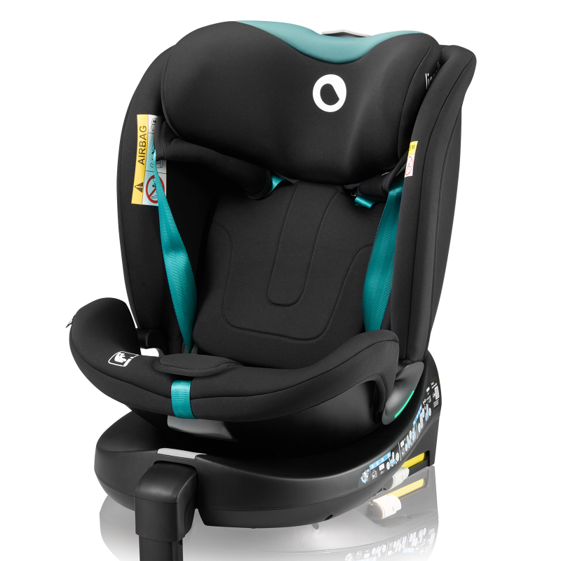 Lionelo Navy I-size Black Turquoise - Автокрісло