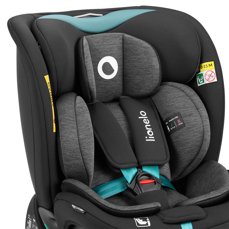 Lionelo Navy I-size Black Turquoise - Автокрісло