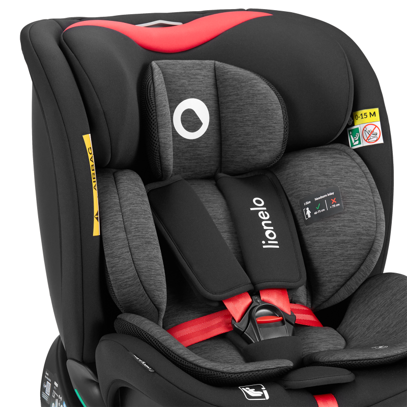 Lionelo Navy I-size Black Red - Автокрісло