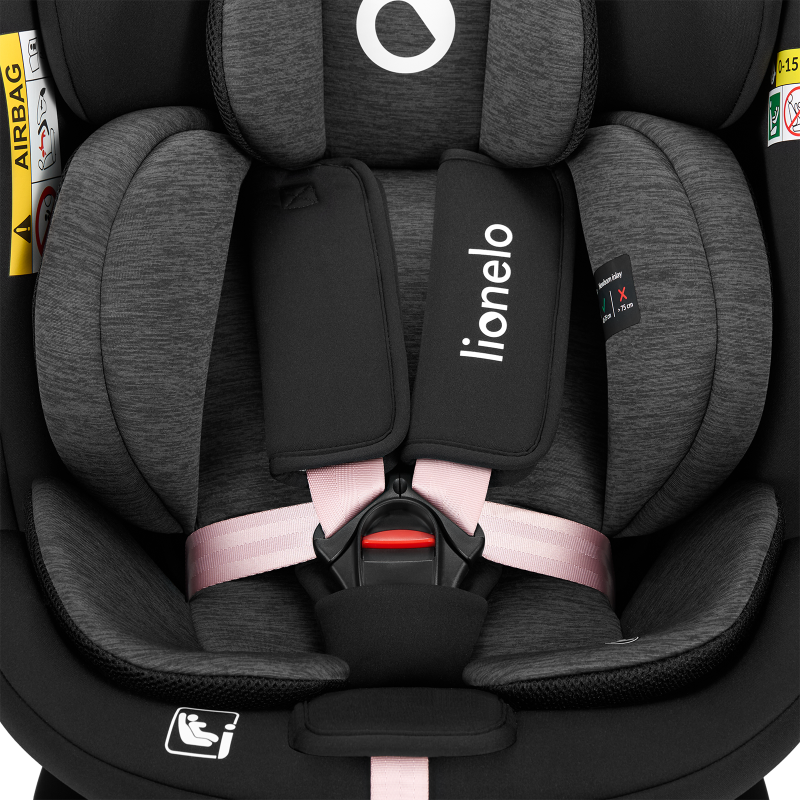 Lionelo Navy I-size Black Pink - Автокрісло