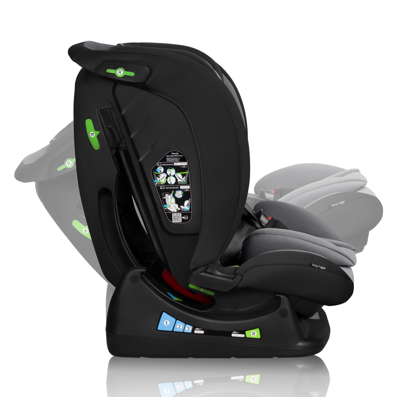 Lionelo Izzy I-Size Black Grey - Автокрісло