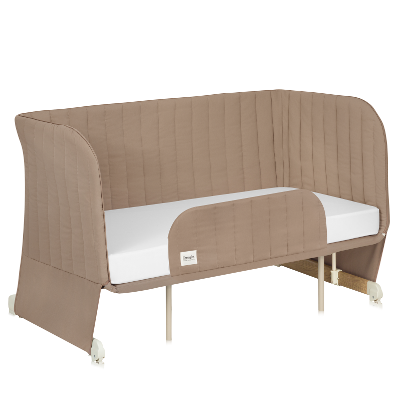 Lionelo Thomi Plus Beige Carmel - Приставне ліжечко