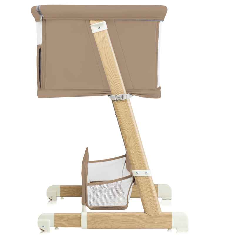 Lionelo Thomi Plus Beige Carmel - Приставне ліжечко
