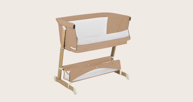 Lionelo Thomi Plus Beige Carmel - Приставне ліжечко