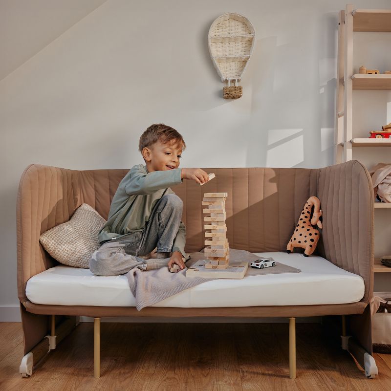 Lionelo Thomi Plus Beige Carmel - Приставне ліжечко