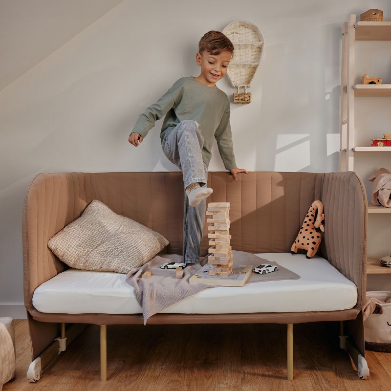 Lionelo Thomi Plus Beige Carmel - Приставне ліжечко