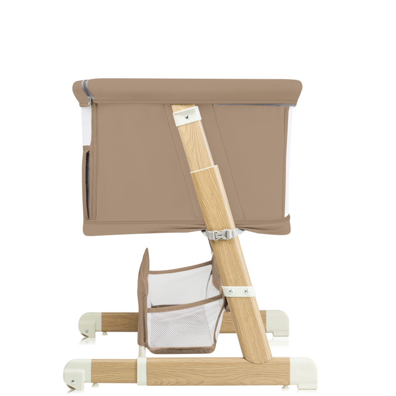 Lionelo Thomi Plus Beige Carmel - Приставне ліжечко