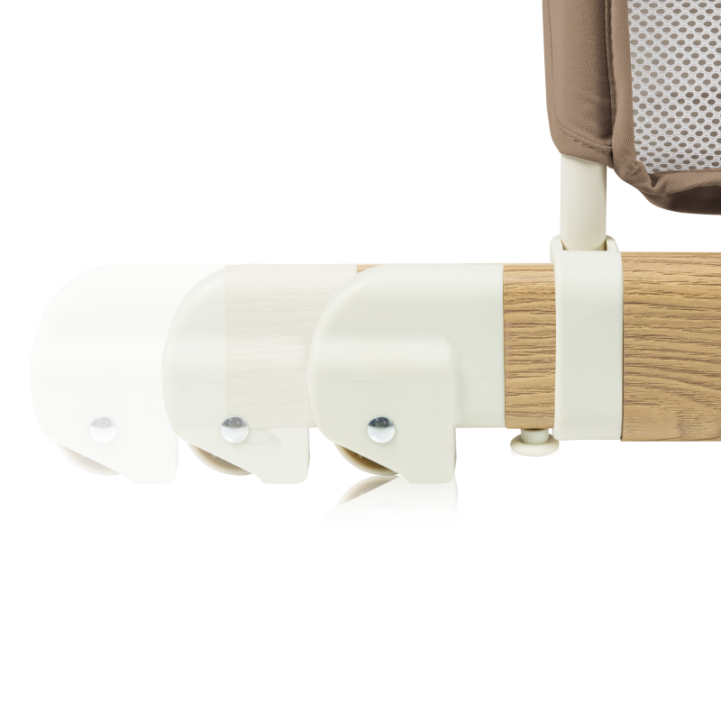 Lionelo Thomi Plus Beige Carmel - Приставне ліжечко